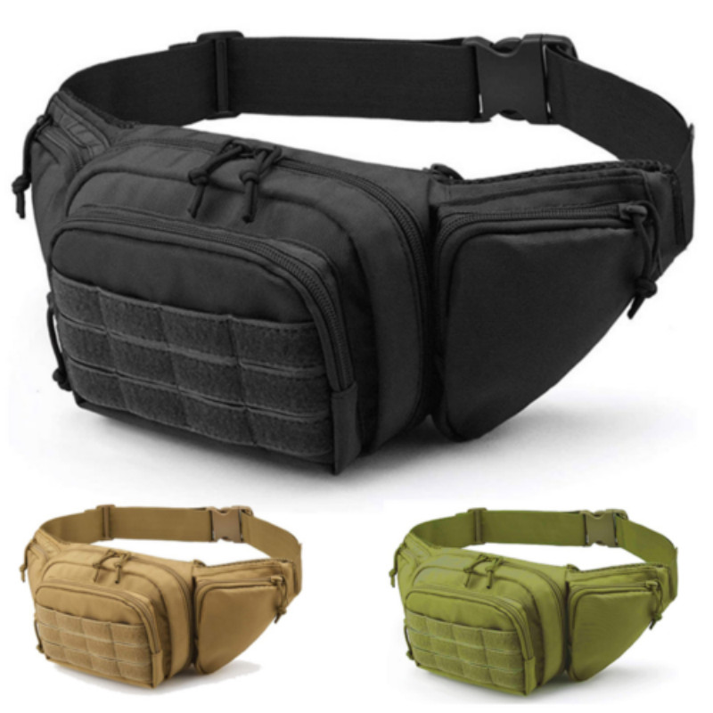 Utility Tactical Waist Fanny Pack Pouch Military Camping Hiking Belt Bag Outdoor