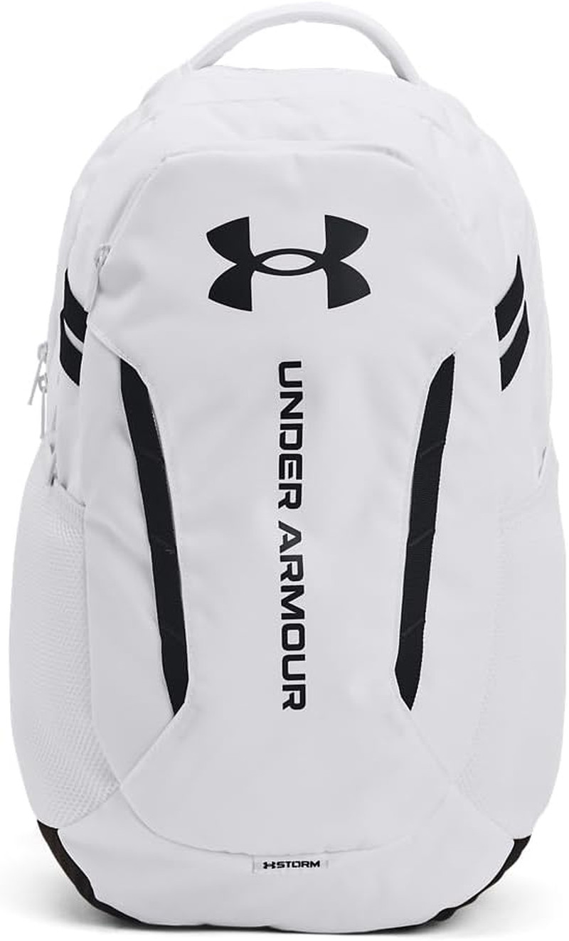 Unisex-Adult Hustle 6.0 Backpack, (100) White/White/Black, One Size Fits Most
