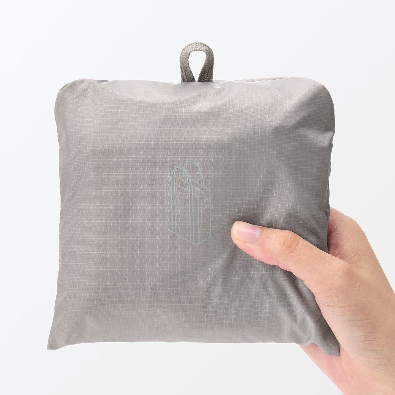 MUJI Packable Water-Repellent Vertical Boston Bag Black/Khaki/Dark Beige NWT