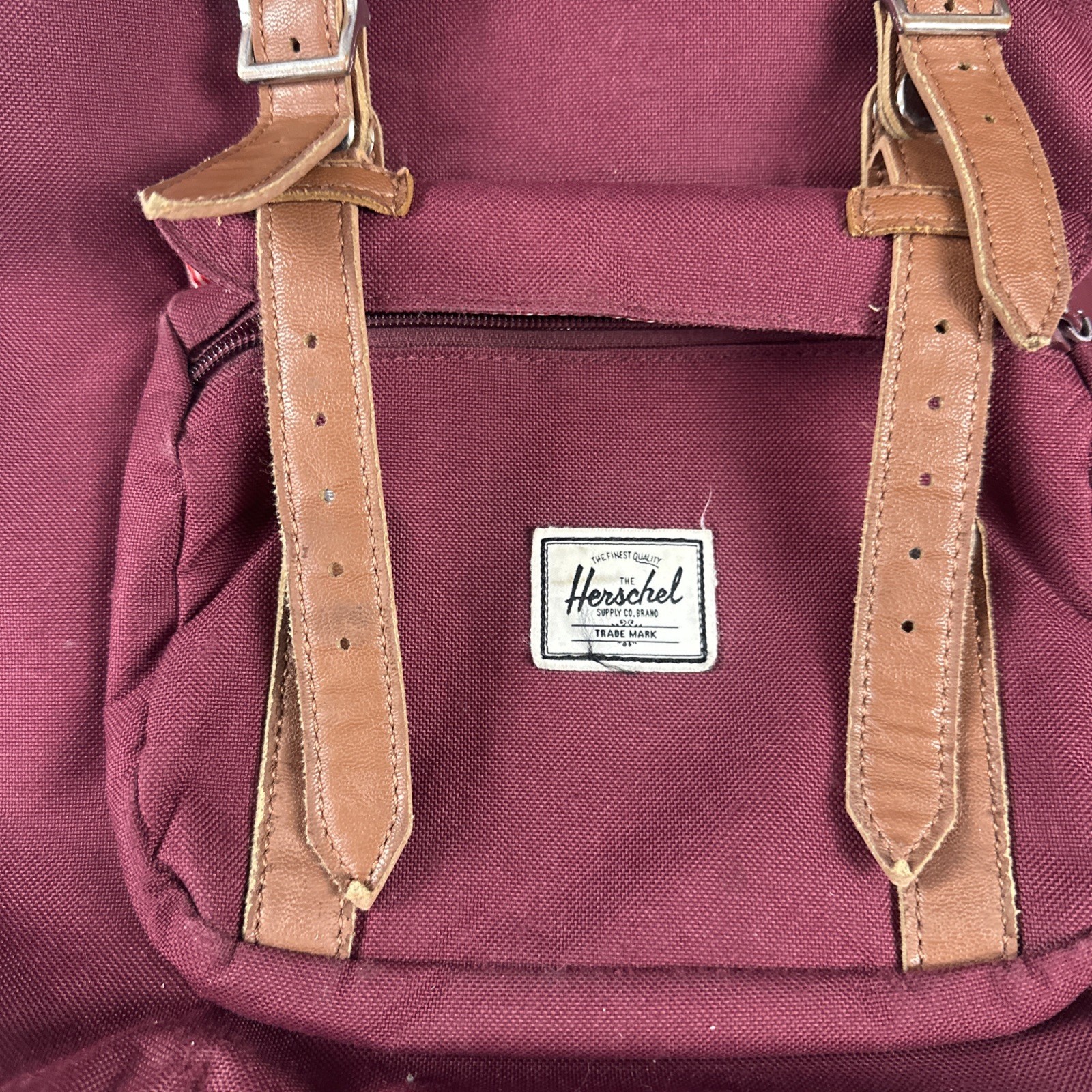 HERSCHEL Supply Co. 17L BACKPACK Little America Maroon Flap Top Drawstring Mid