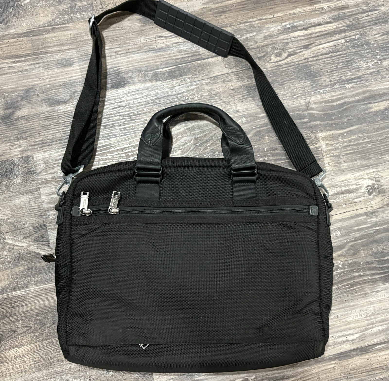 Tumi Alpha Bravo McNair Briefcase Laptop Bag Black Ballistic Nylon 22611DH