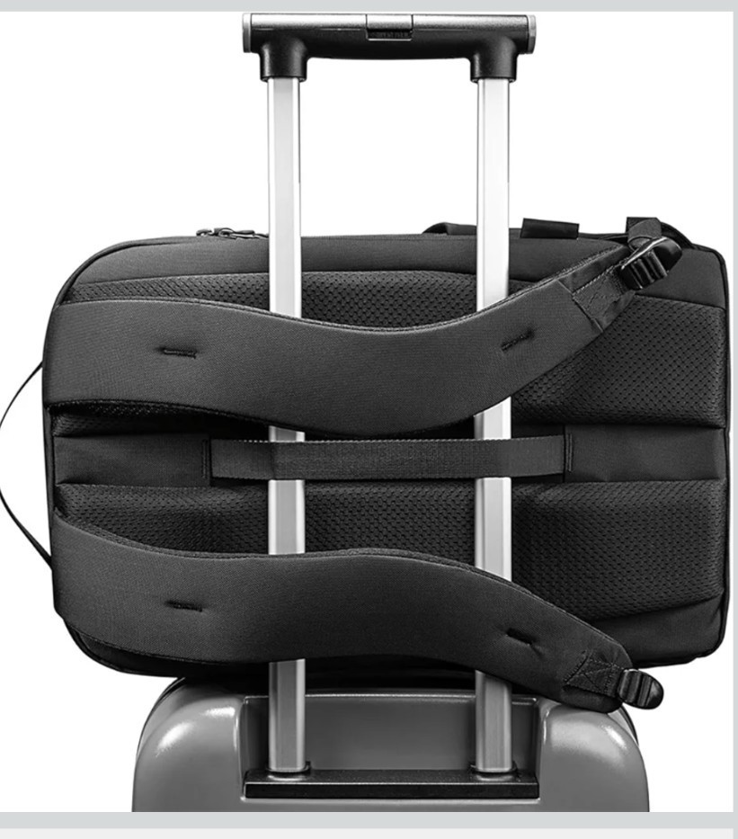 Tomtoc T68 Business Backpack 26L fits 16in Laptop – Black.