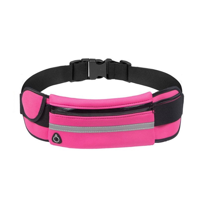 Waterproof Sport Runner Waist Bum Bag Running Jogging Belt Pouch Zip Fanny Pack.
