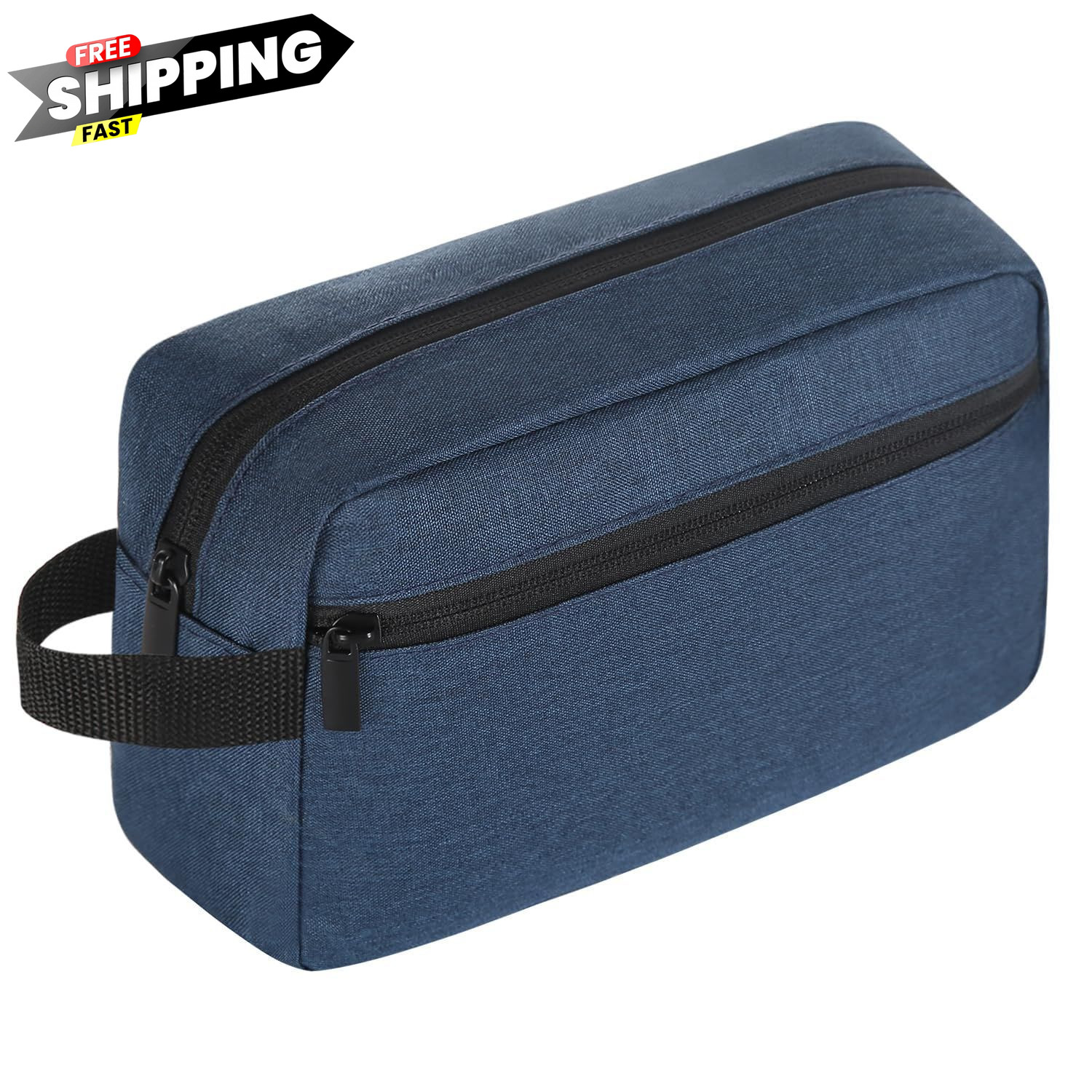 Icramsy Travel Toiletry bag for 8.27in*5.9in*2.76in, Navy blue