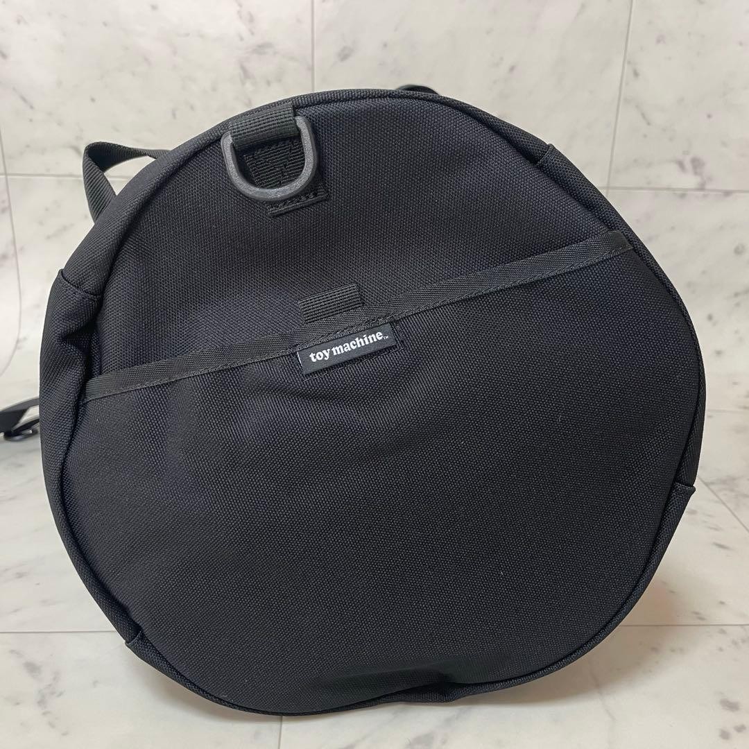 TOY MACHINE Boston Bag Black Adjustable Strap 27x47x28cm