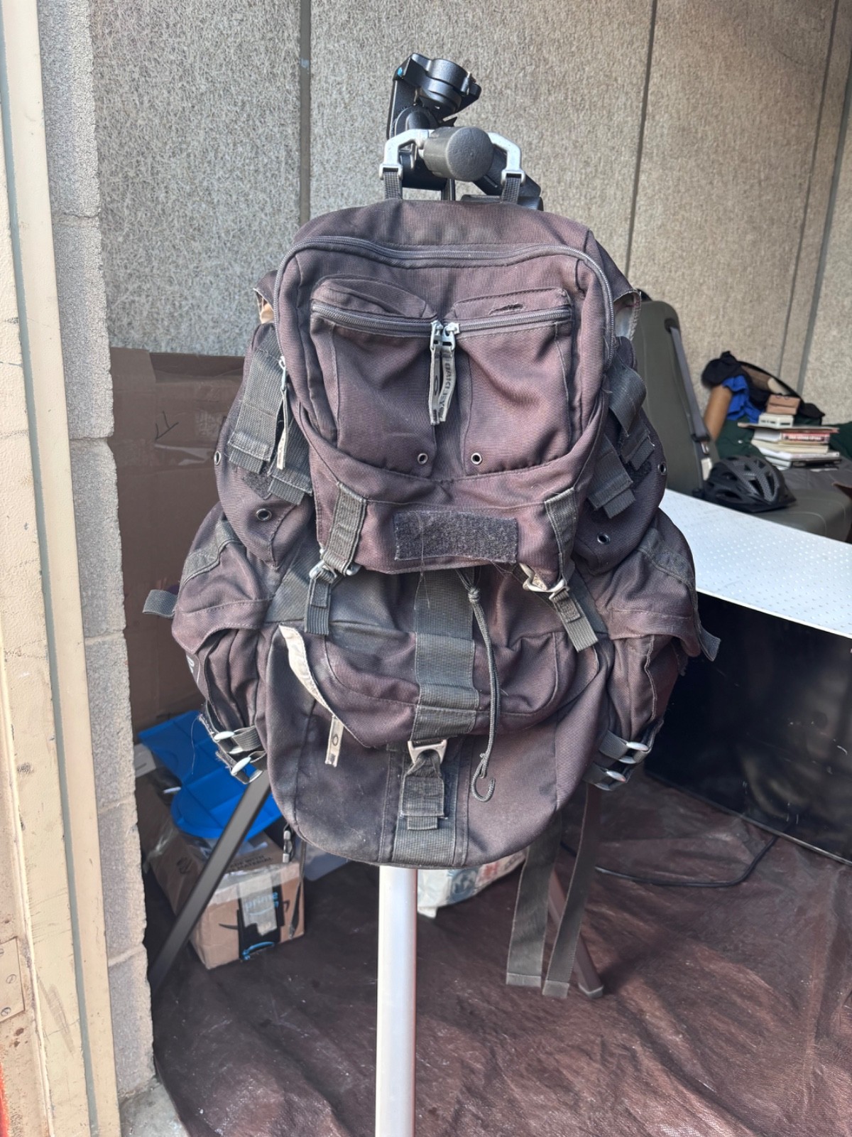 Oakley Mechanism 30L Black Tactical Field Backpack, y2k utility/hacker style
