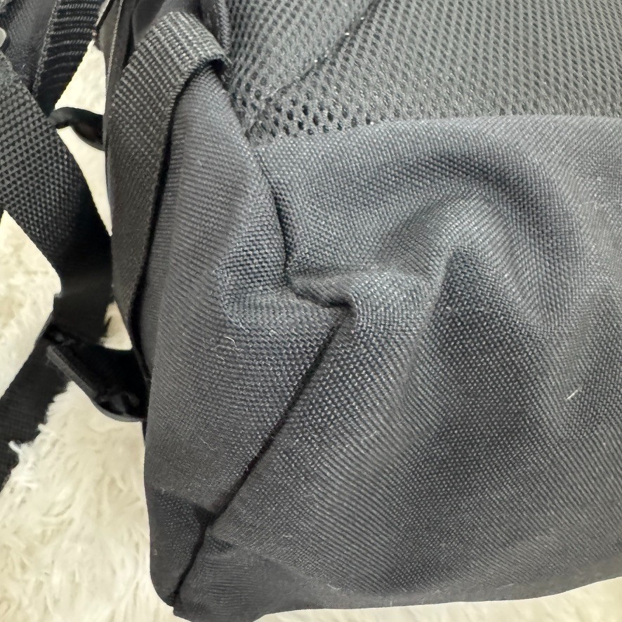 Manhattan Portage Black Roll Top Backpack Cordura Nylon Messenger Bag Rucksack