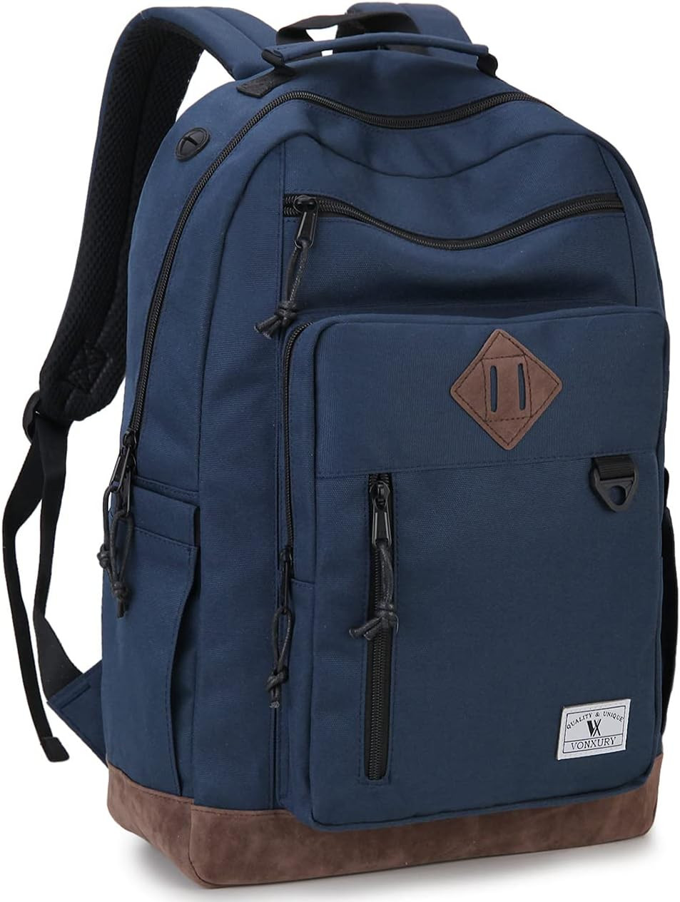 Backpack for Men Women,Lightweight 15.6In Bookbag with Mulitiple Pockets,Water R