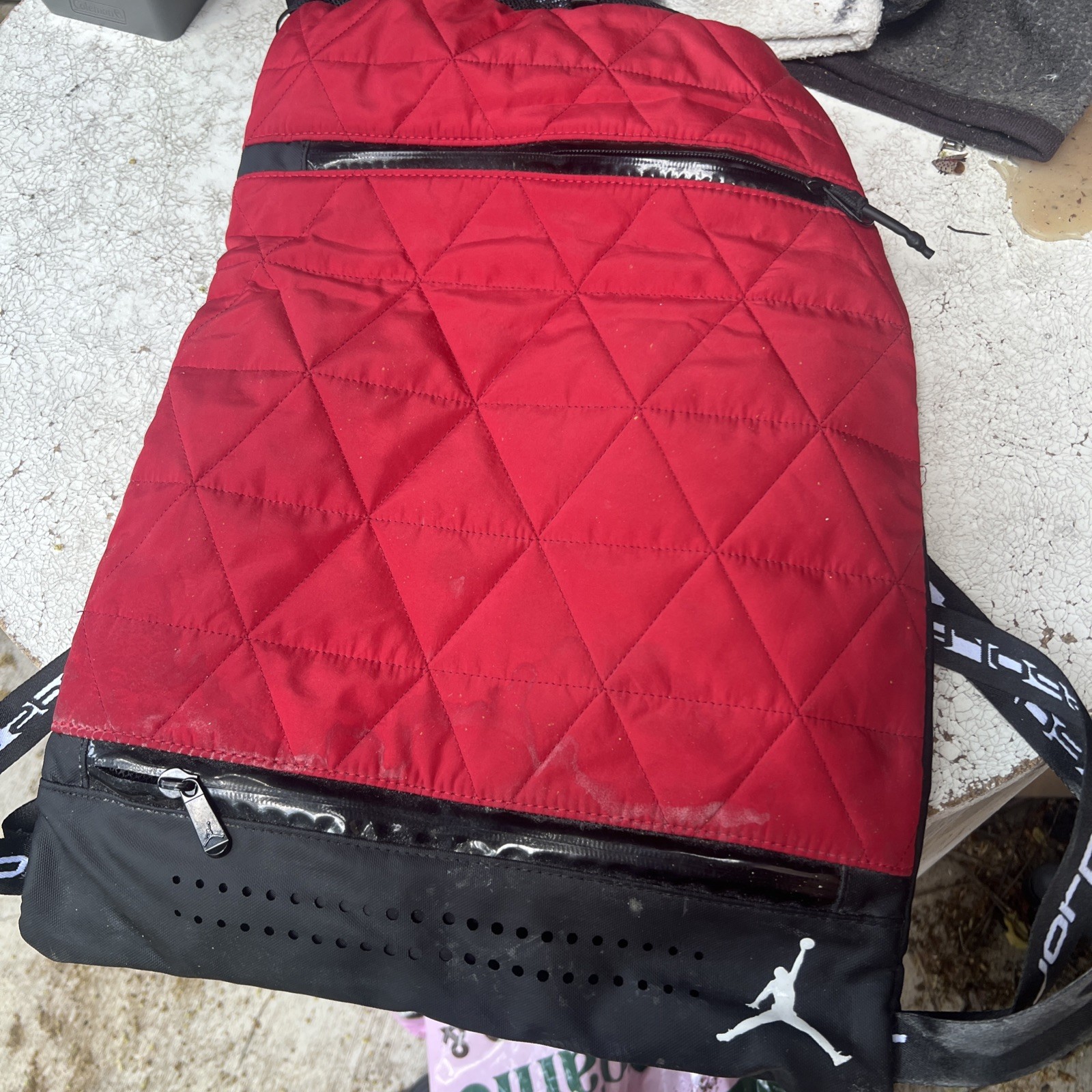 Jordan sports gym bag Red
