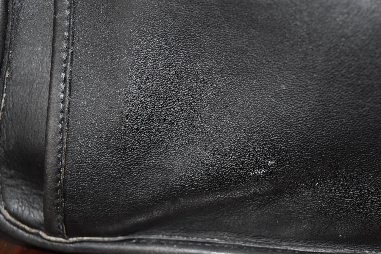 VTG Coach Beekman Brief Bag Briefcase Laptop Bag Black Leather Strap 5266 USA