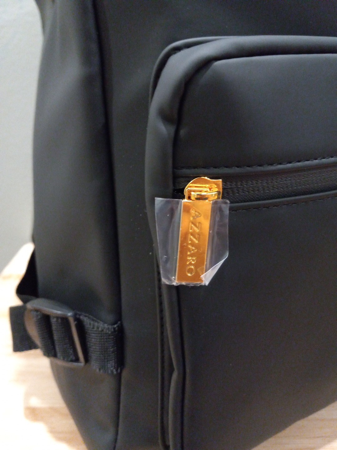 AZZARO LIMITED EDITION SPORTS , TRAVEL , GYM , ELEGANT BACKPACK SOLID BLACK NEW