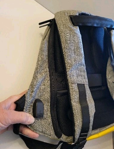XD Design Bobby Compact Anti – Theft Laptop USB Backpack Yellow ( Unisex Bag)