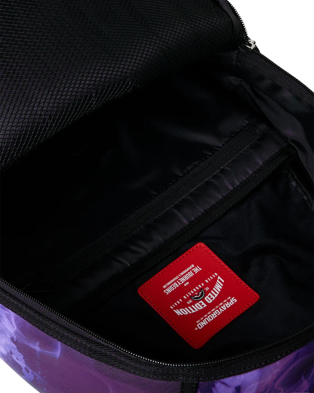 Sprayground Shadow Fade Purple Backpack🔥New Black Bookbag School Travel Bag