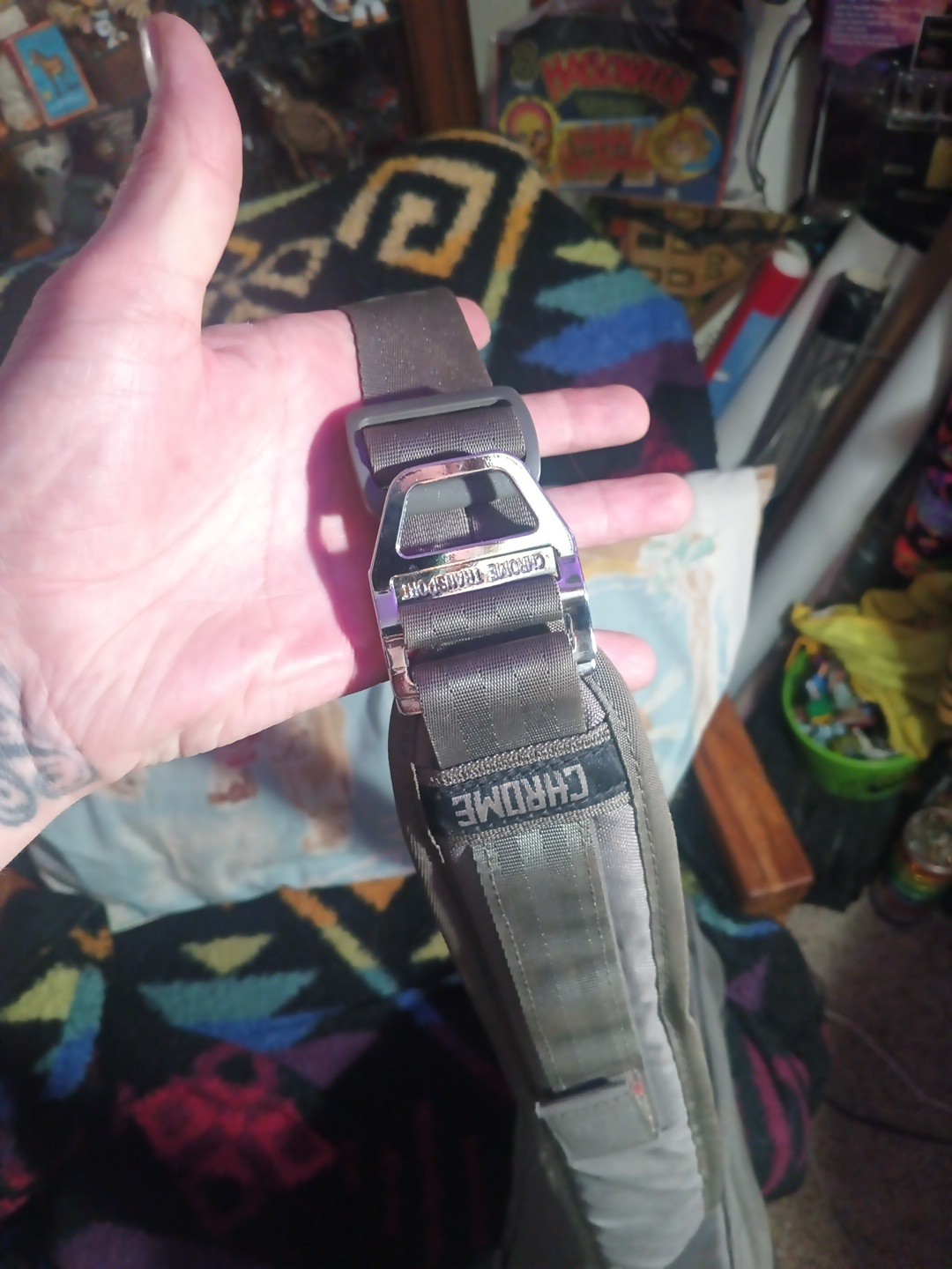 Chrome Industries Shoulder Bag Gray Near Mint