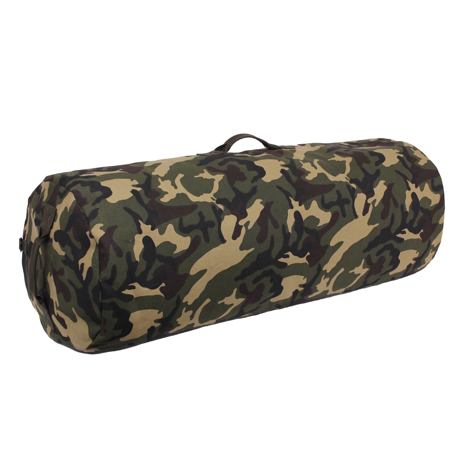 42″ Jumbo Woodland Camouflage Heavyweight Military-Style Giant Camo Duffle Bag