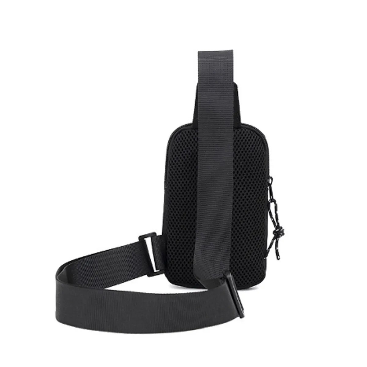 Men’s Shoulder Bag Oxford Chest Bag Sling Crossbody Bag Casual Travel Phone Bag