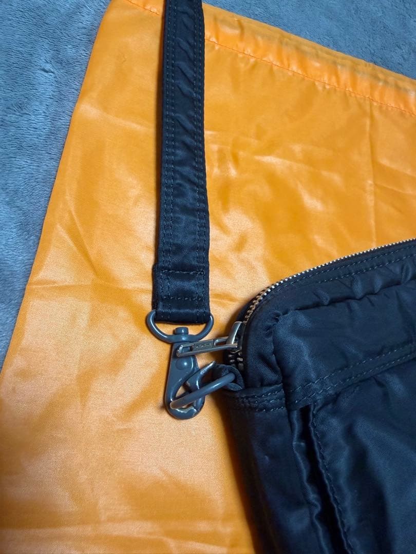 Authentic PORTER Yoshida Bag TANKER Shoulder Bag Nylon Black 28cm x 20cm x 11cm