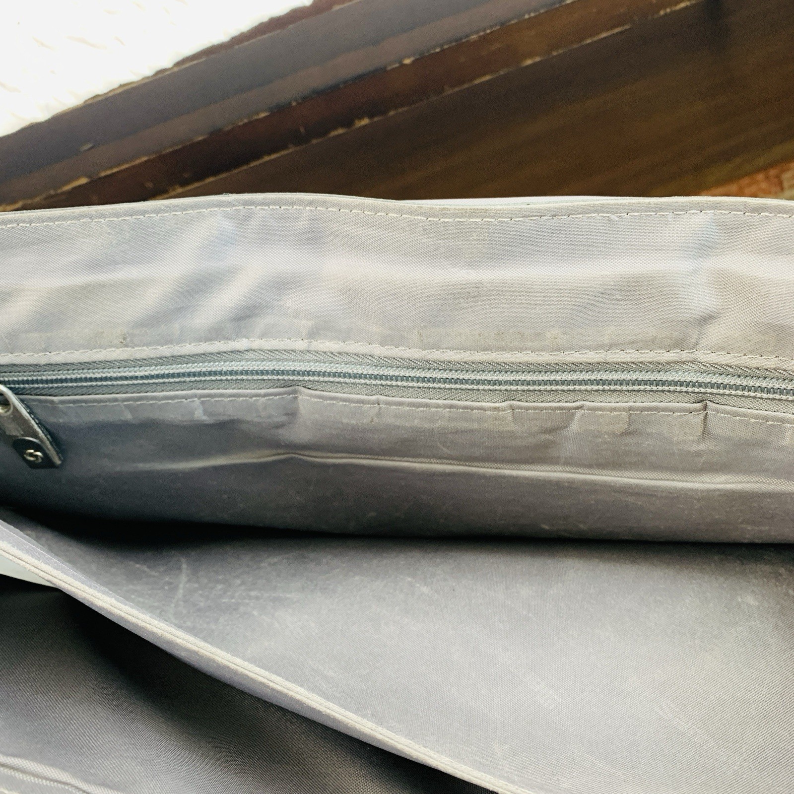 Samsonite Leather Flap-Over Messenger Bag Briefcase Laptop Case Dark Teal