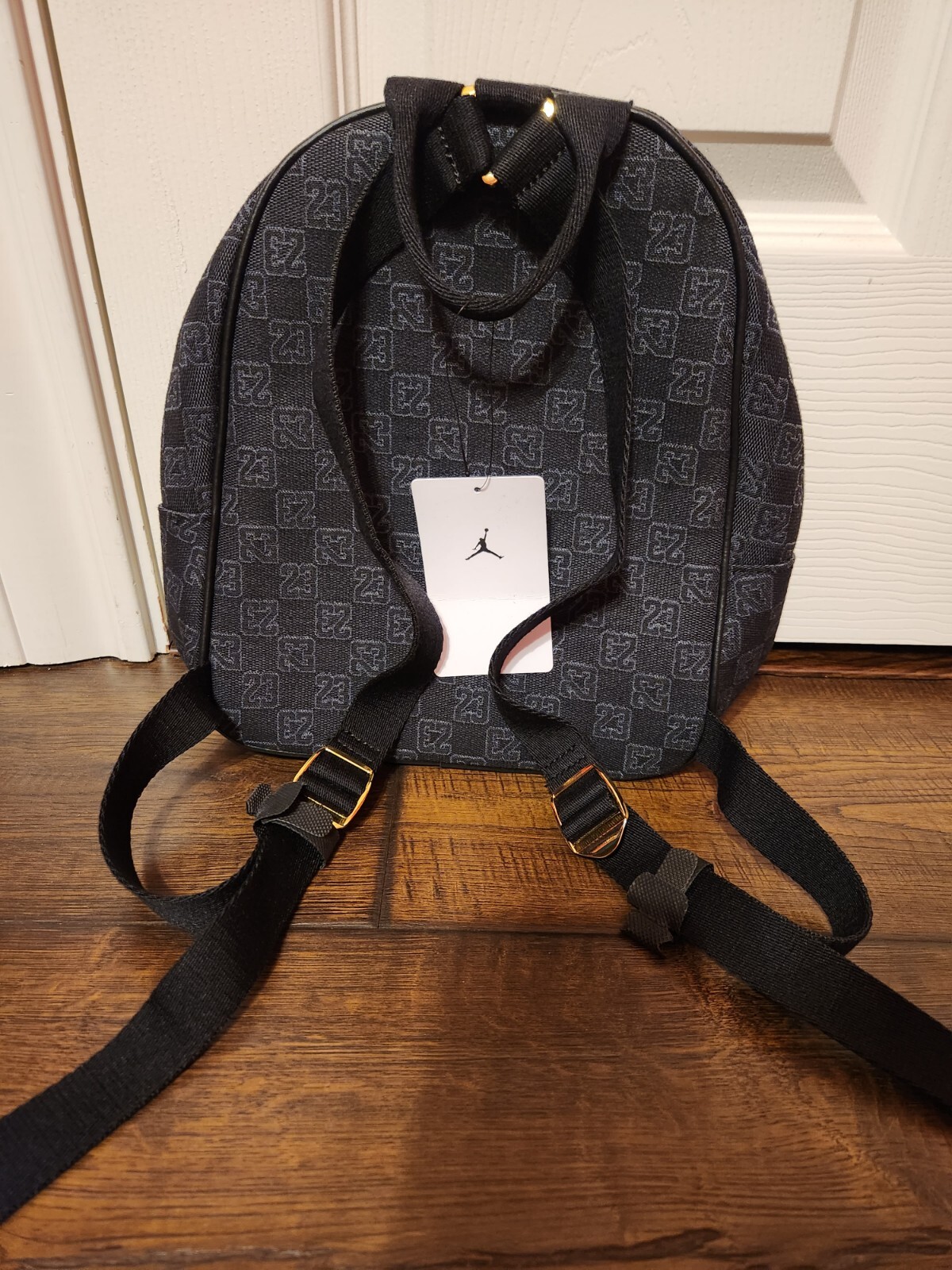 Limited Edition Air Jordan Monogram Mini Backpack. Black