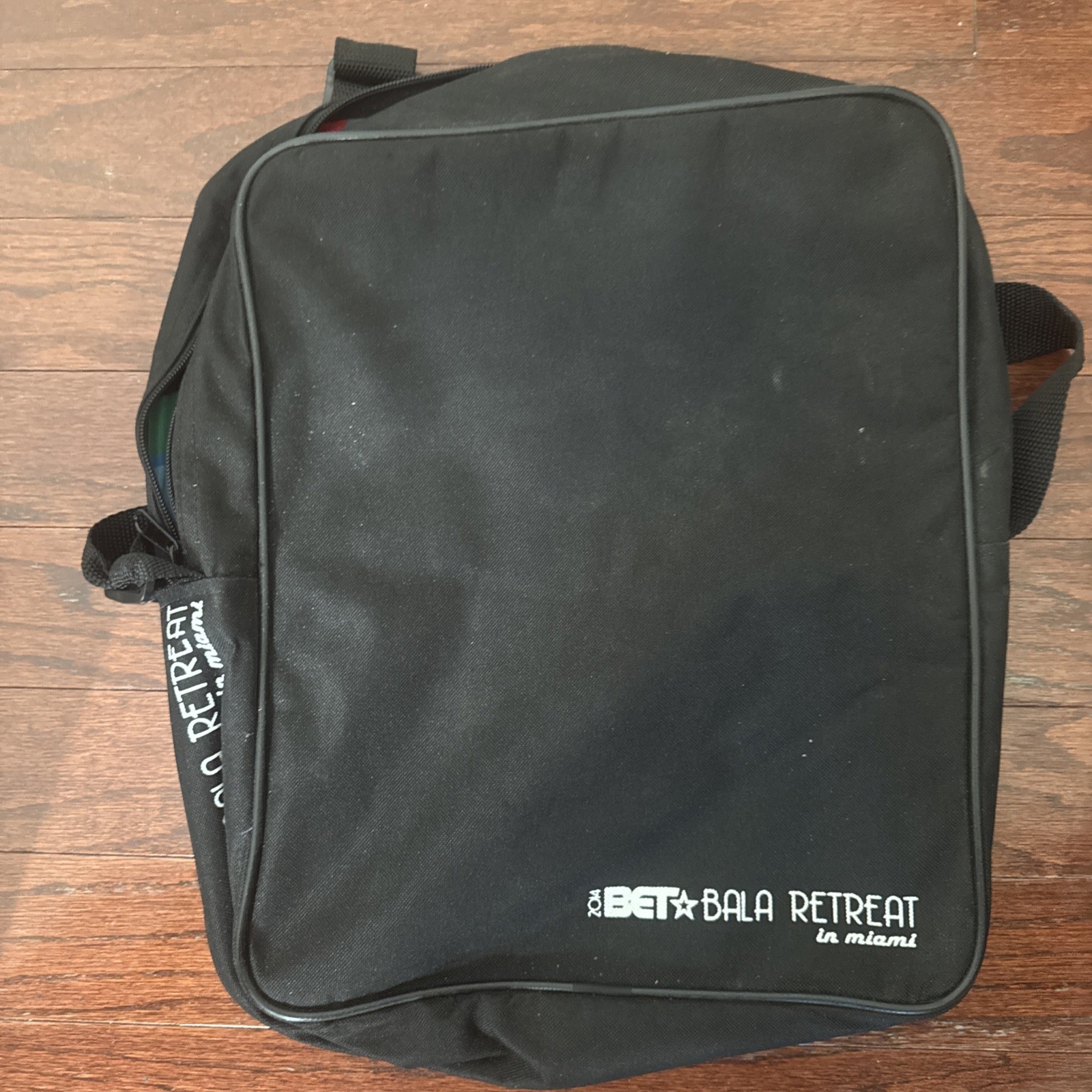RARE CANVAS SHOULDER MESSENGER BAG BET BALA RETREAT IN MIAMI 2014