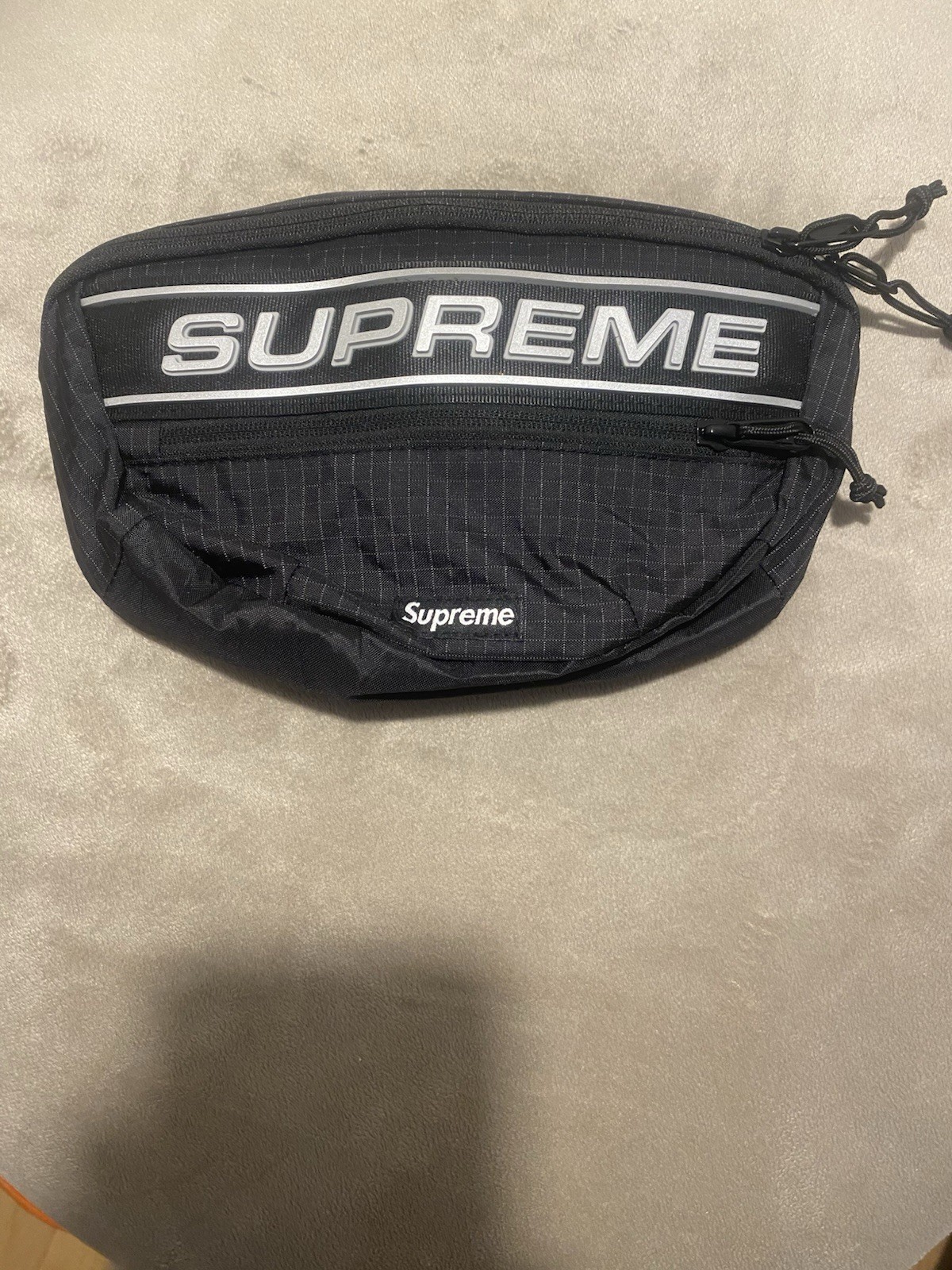 NEW Authentic Supreme 3D Logo Waist Bag Black FW23 One Size