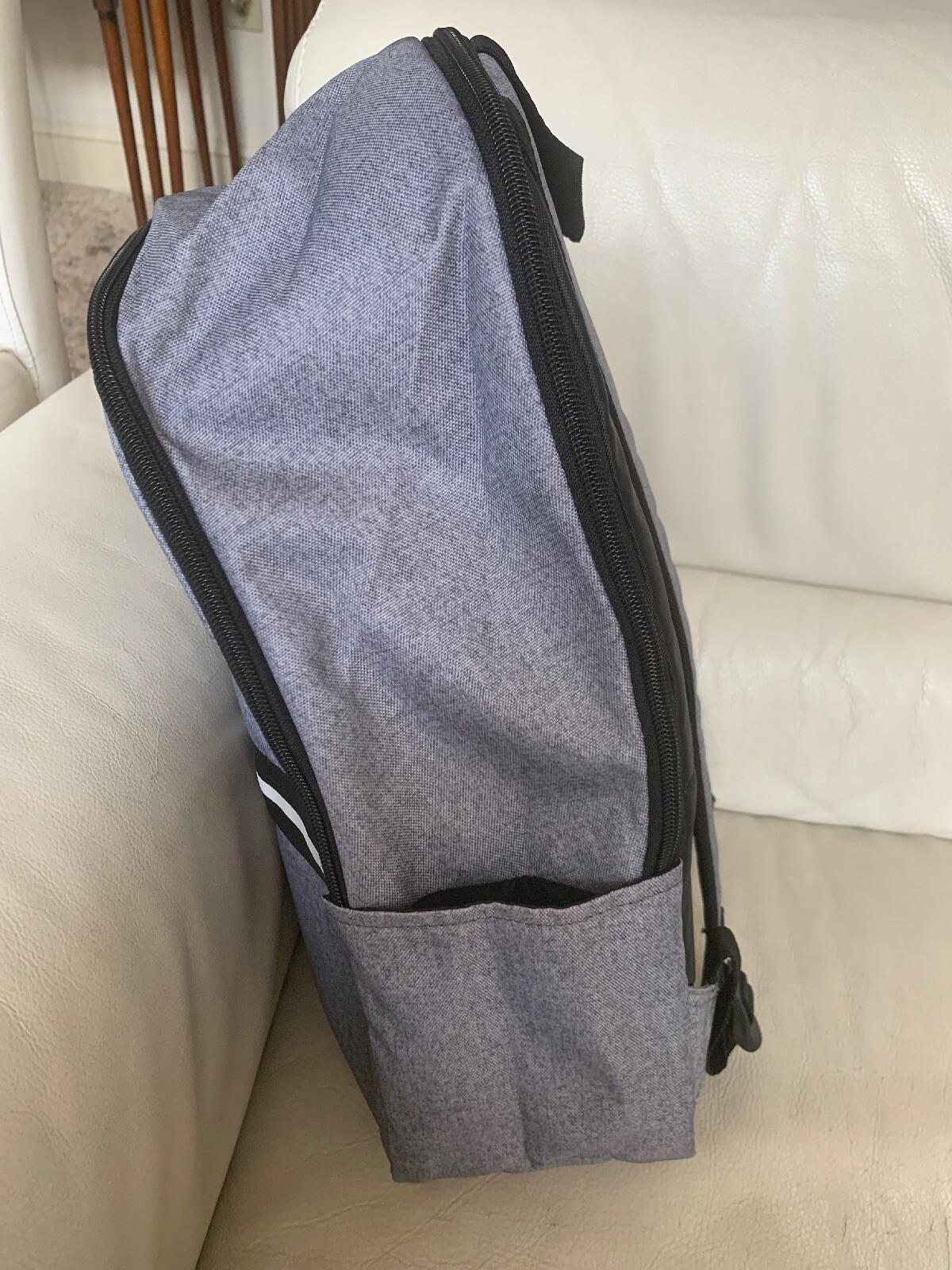 Skechers Eclipse Backpack Gray & Black School Bag Laptop Pockets Lightweight