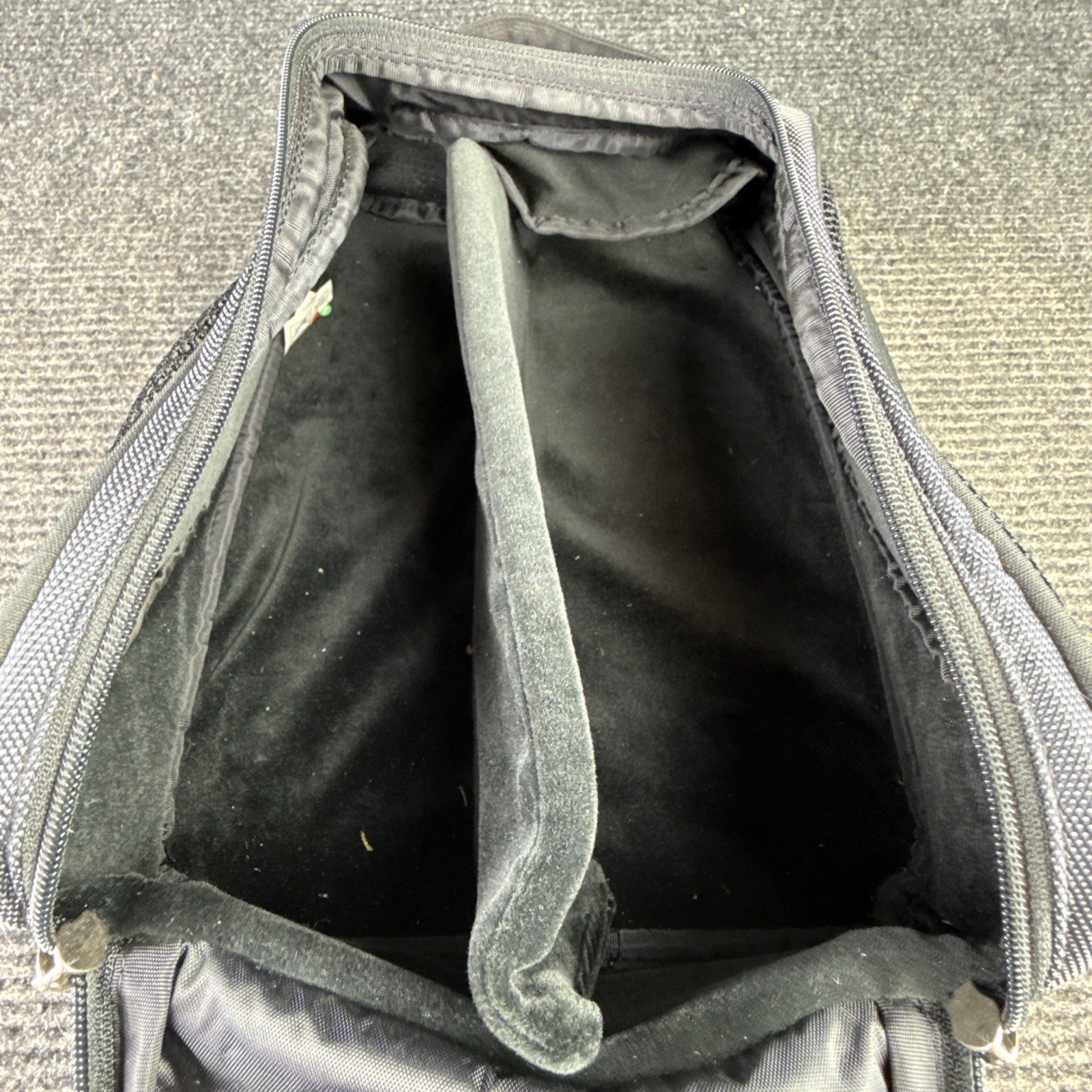 Nike Golf Equipment Mini Backpack Clothes Shoes Black Gray Bag 16” X 12”