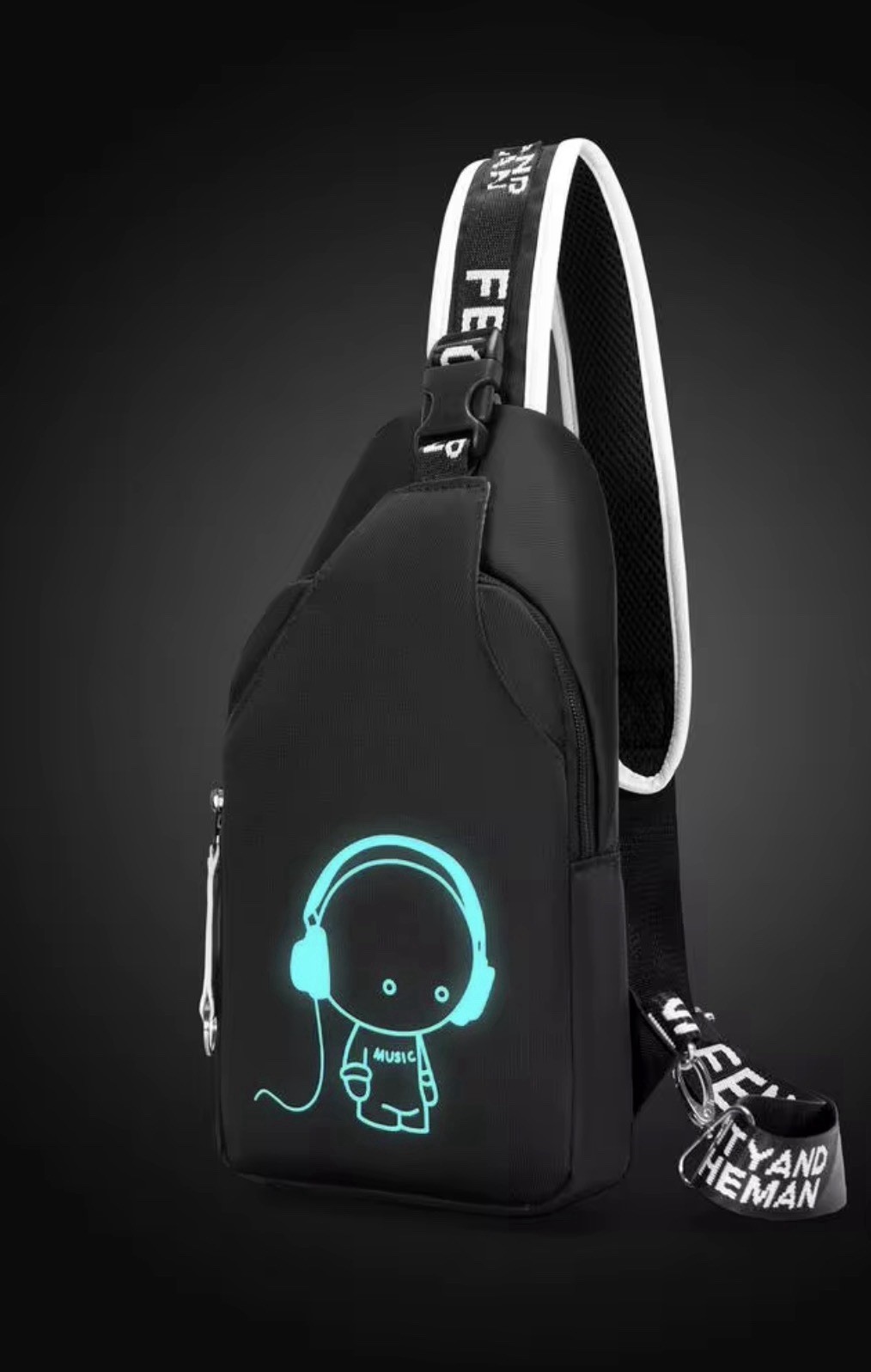 2pcs Minimalist Casual Business Backpack Set Shoulder Bag And Chest Bag New