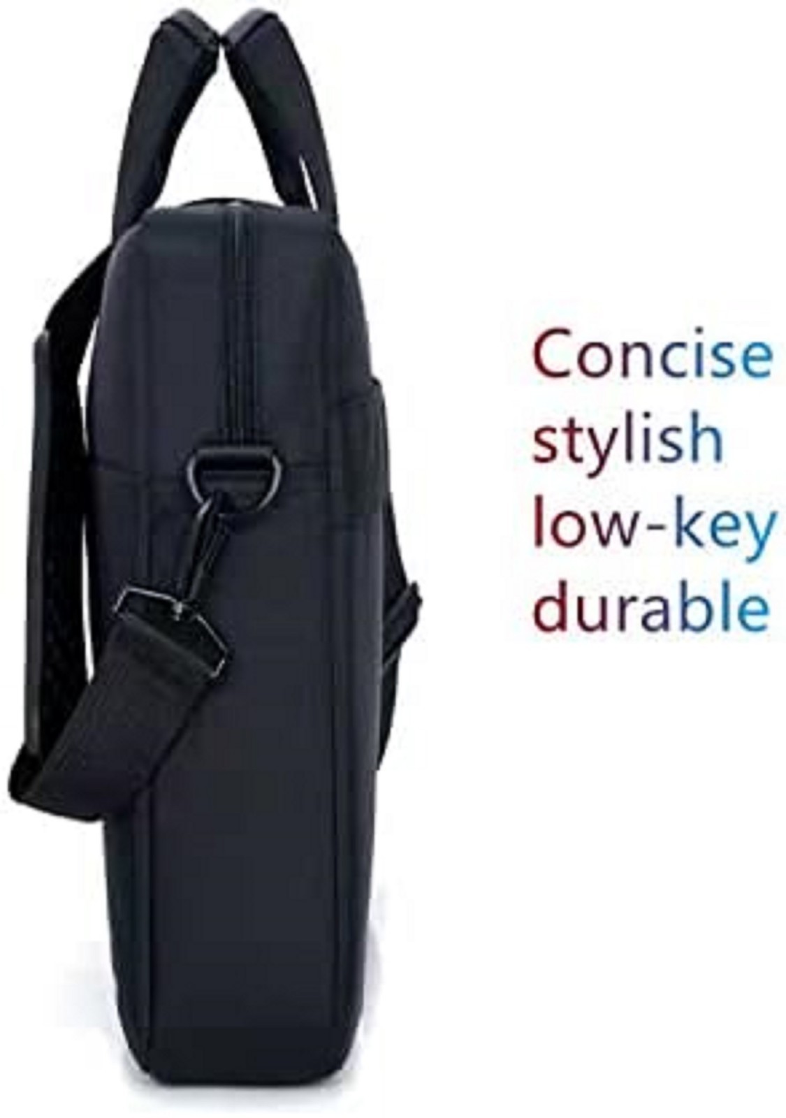 18 Inch Laptop Bag, Expandable Briefcase, Computer Bag Men Black-18.4 Inch
