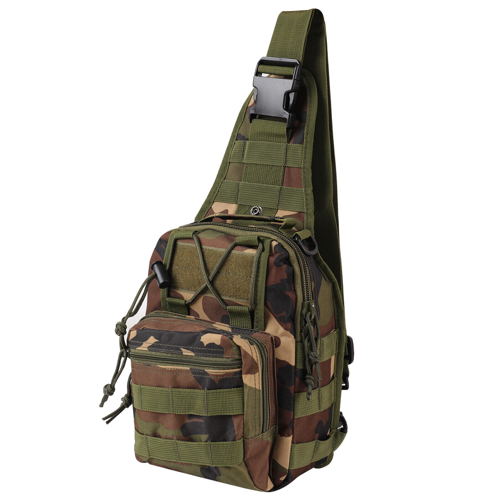 Men Backpack Tactical Sling Bag Chest Shoulder Fanny Pack Cross Body Molle Pouch