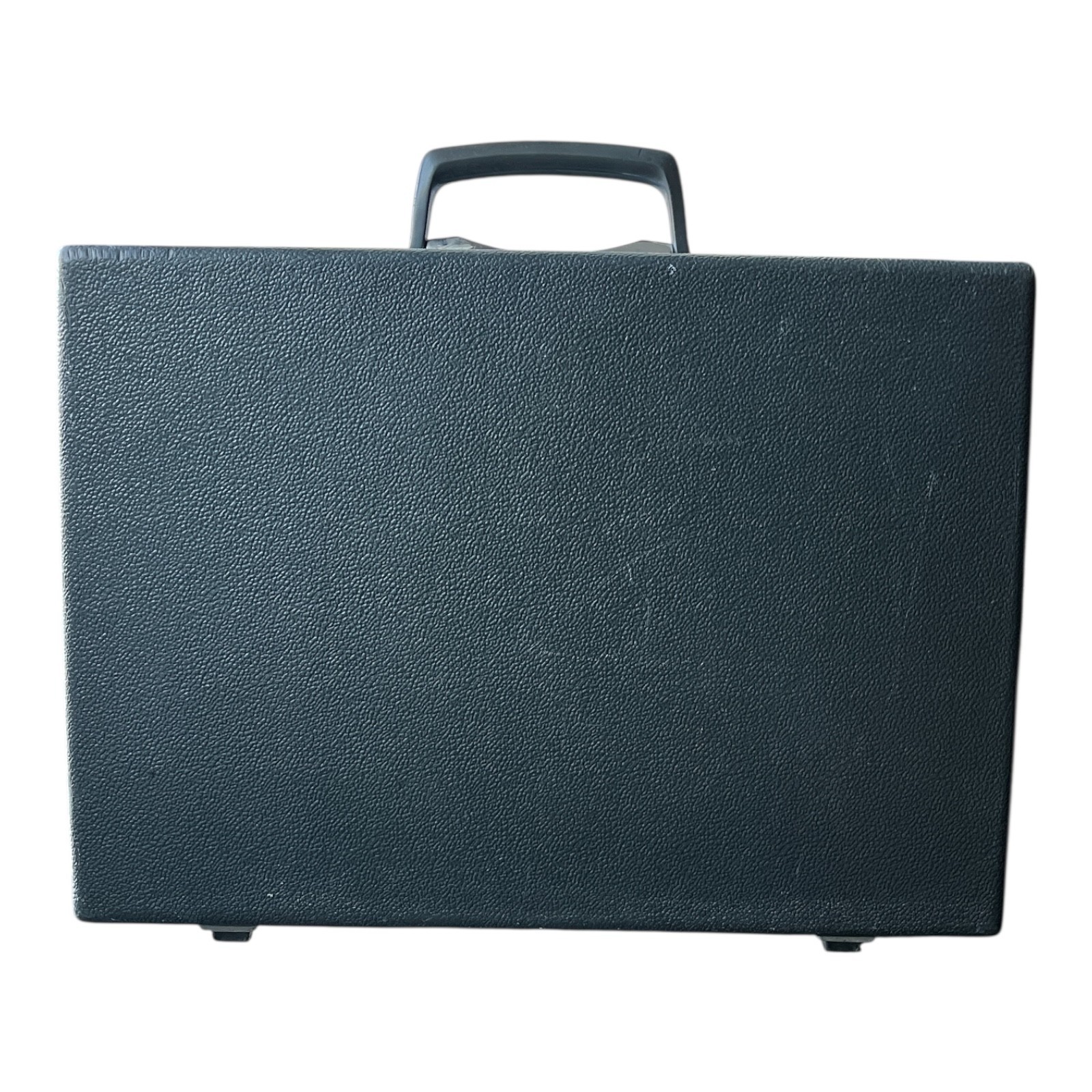 Vintage Samsonite Hard Shell Briefcase Gray Push Lock Clasps Made in USA 1970s