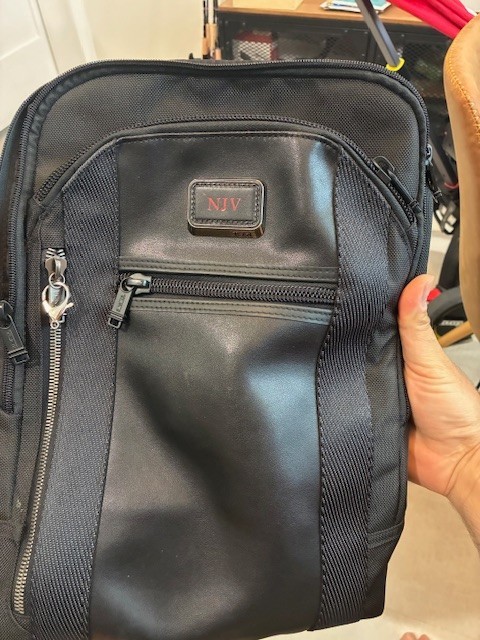 Tumi Alpha Bravo Davis Backpack Laptop Carry Bag Nylon Leather 232682D Reg $395