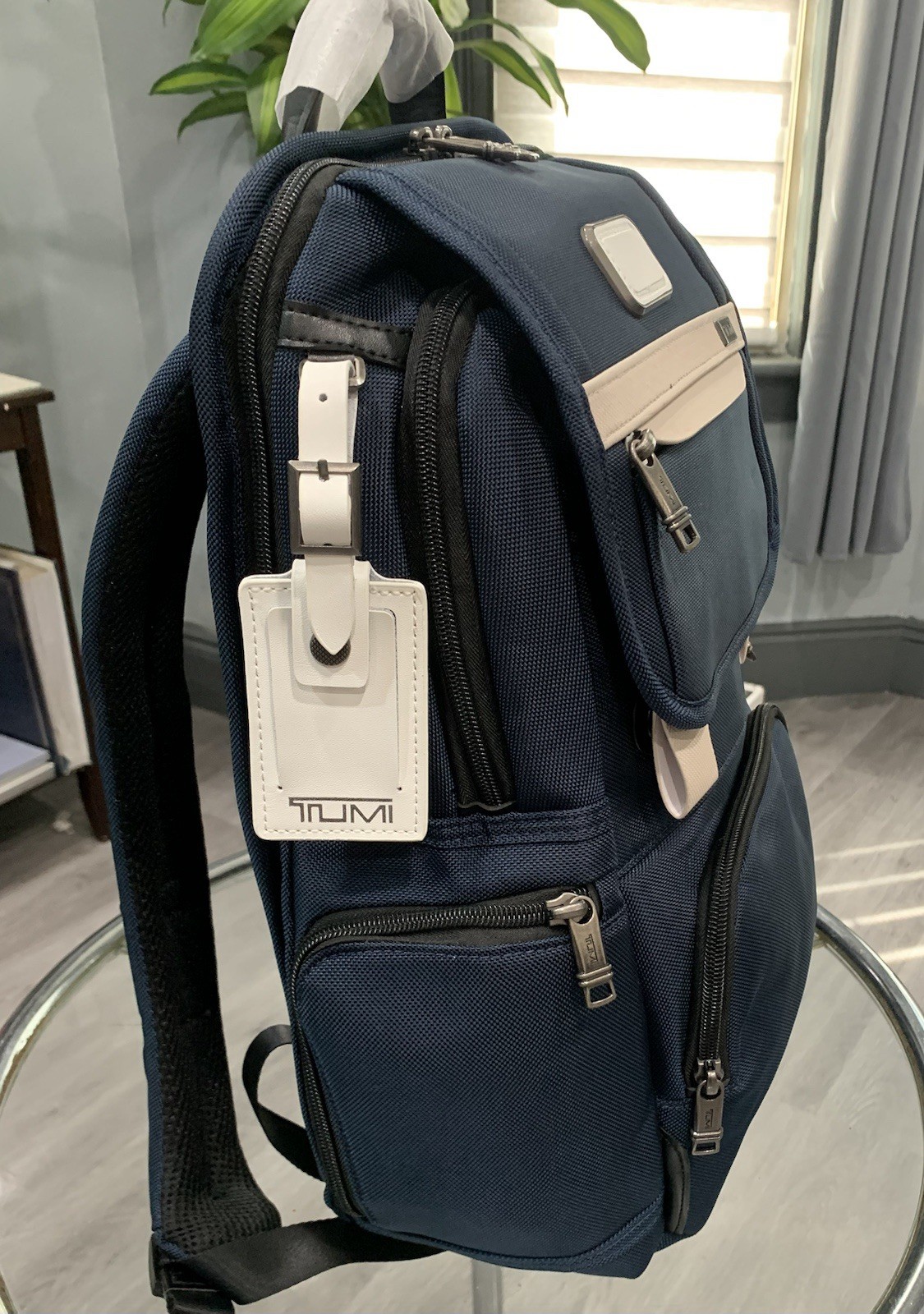 Tumi Alpha Bravo Navy Top Lid Flap Backpack
