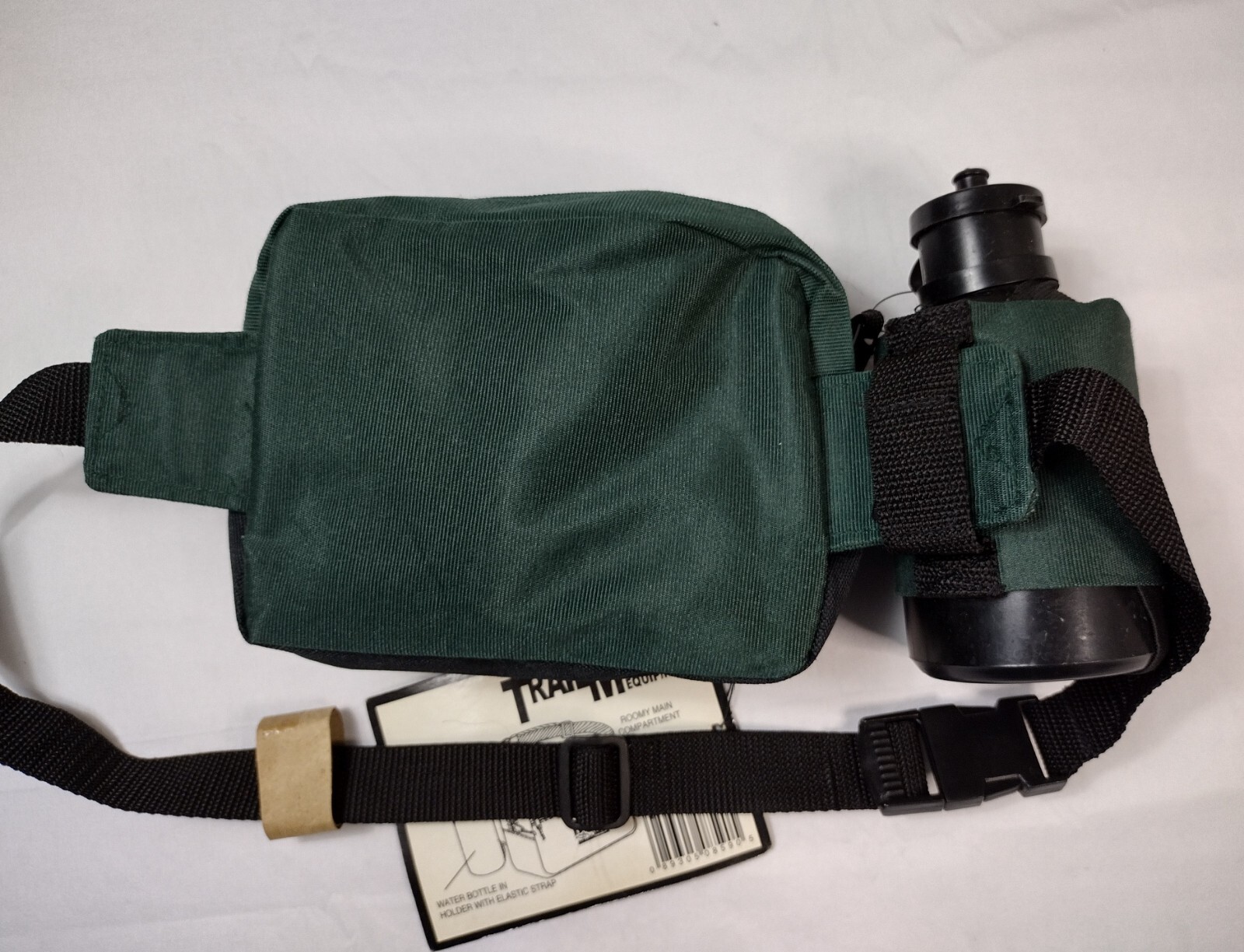 TRAILMAKER Waist Pack Bag Adjustable Strap Green Pockets Water Bottle, Fanny