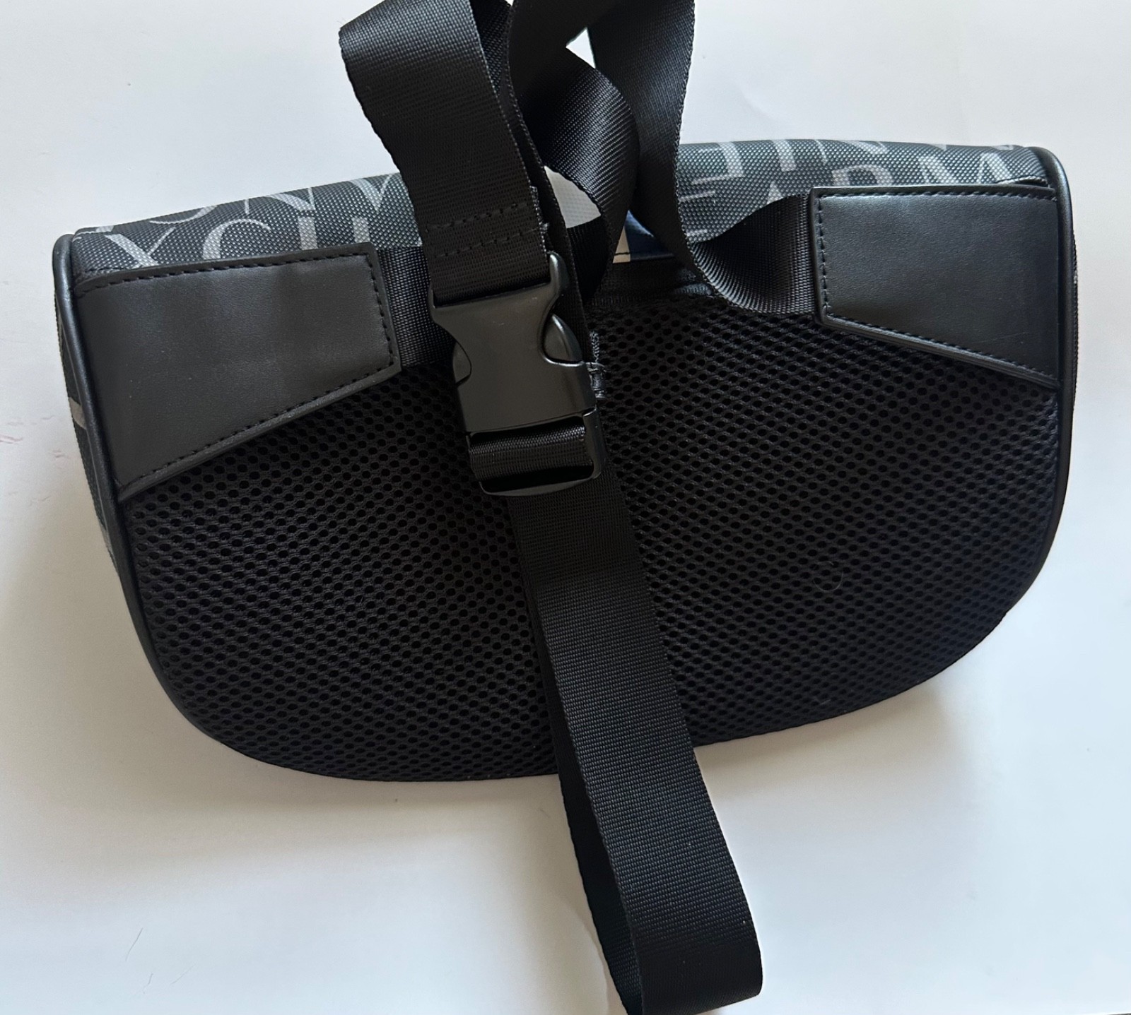 Armani Exchange A|X Logo Crossbody / Belt Bag Black Blue White – New Without Tag