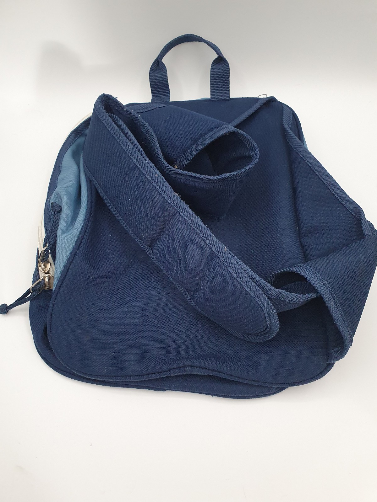 converse bag cross body dark blue light blue and white 35cm