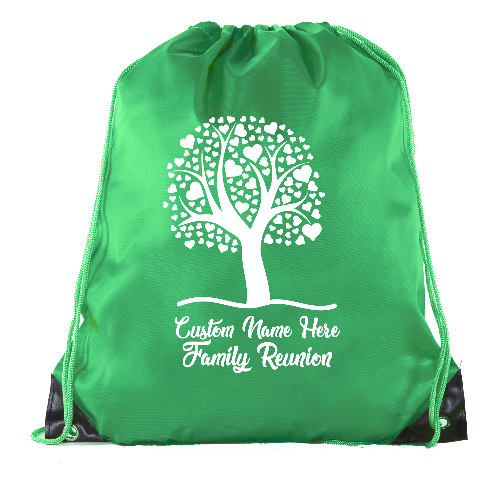 Heart Tree with custom and date- Family Reunion Party Favor Bags