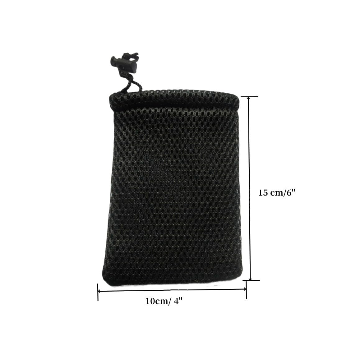 GDQLCNXB Nylon Mesh Drawstring Bag, 6″ x 4″ Small Storage Pouch String Bags f…