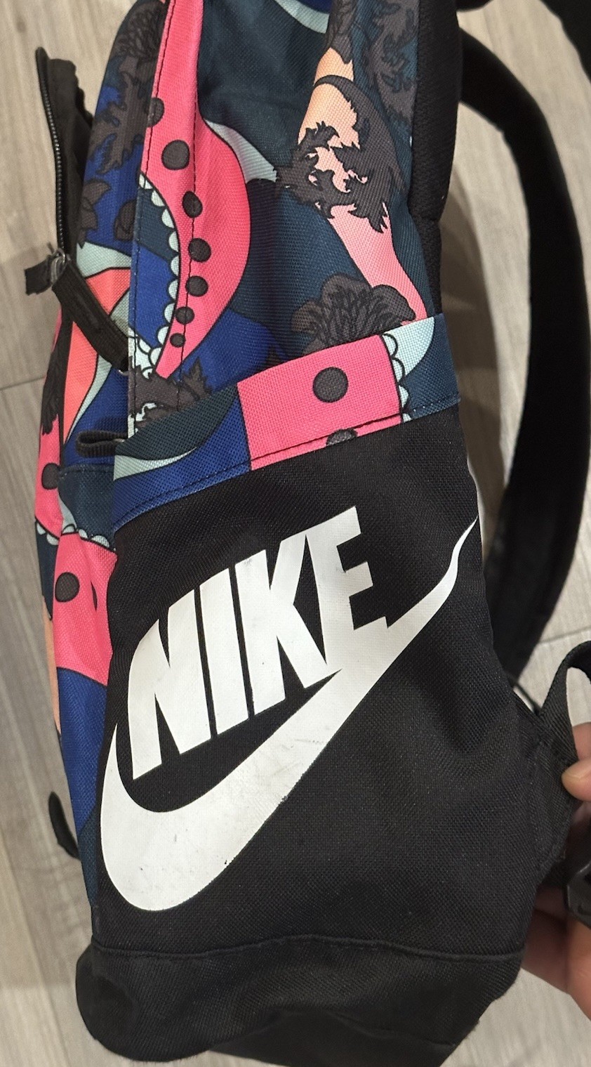 Nike All Access Soleday Printed Backpack Black-Hyper Pink-White