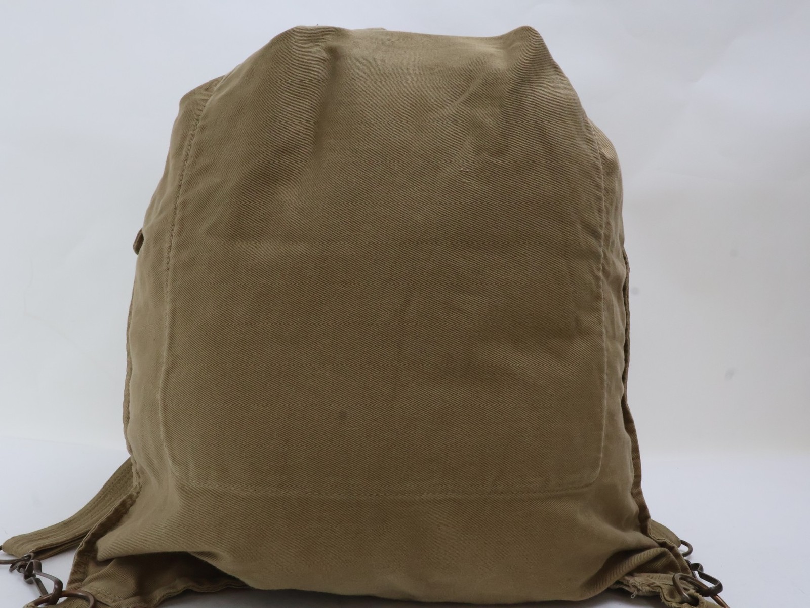 RRL Double RL Backpack Canvas Khaki Metal Ralph Lauren 26cm x 45cm x 9cm Auth