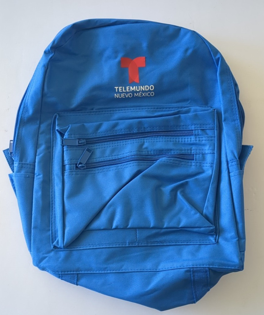 Kids Backpack, Telemundo Nuevo Mexico, Blue, 16x14x5