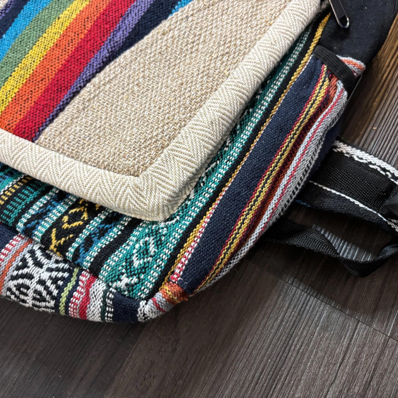 Himalayan Pure Hemp Backpack LapTop Compartment Made in Nepal