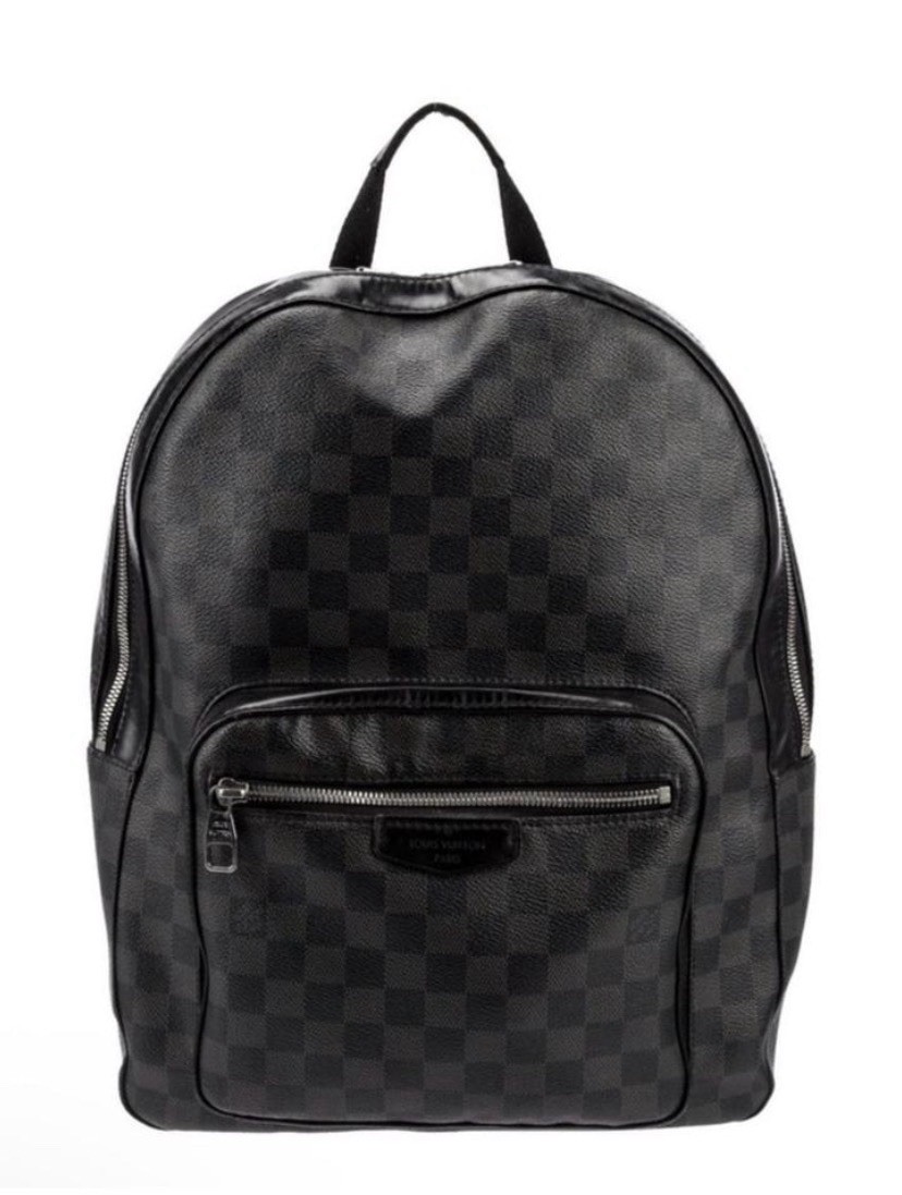 Louis Vuitton Damier Graphite Black Men’s Backpack Adjustable Strap Top Handle