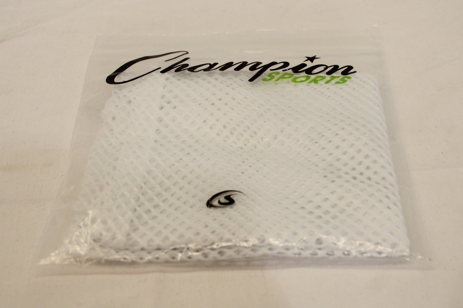 Champion Sports Mesh Drawstring Equipment Bag EG7 White Size 24×36 NEW