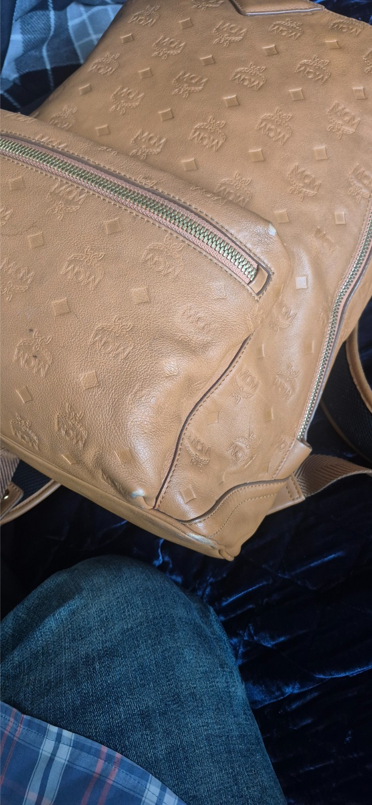 MCM ….. neo duke logo monogram ….backpack