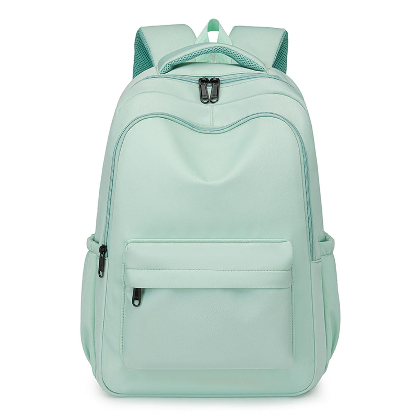 Cute College Backpack For School Aesthetic Teen Girls Laptop Bag Green Bag