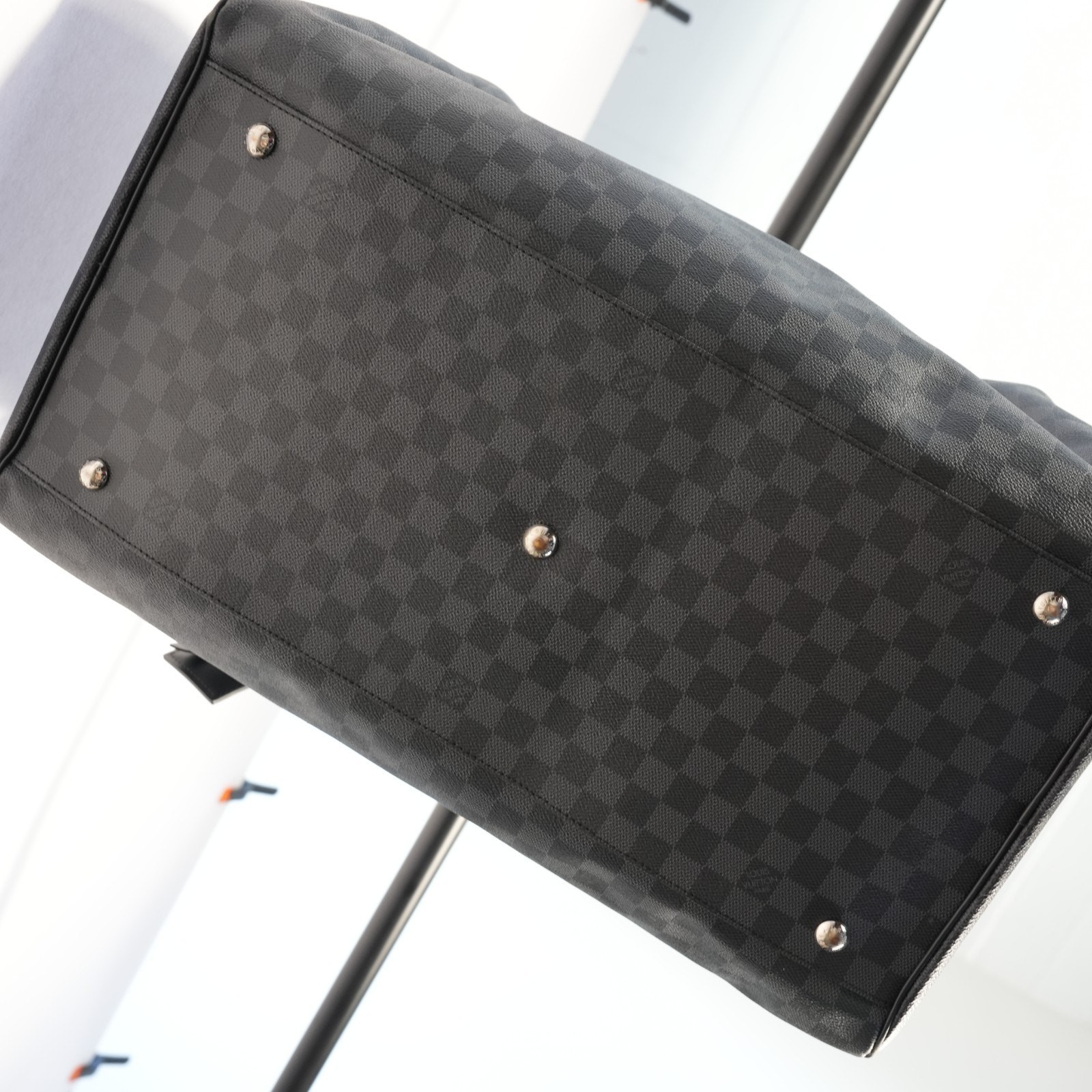 Louis Vuitton Damier Graphite Roadster 50 Weekend Duffel Bag