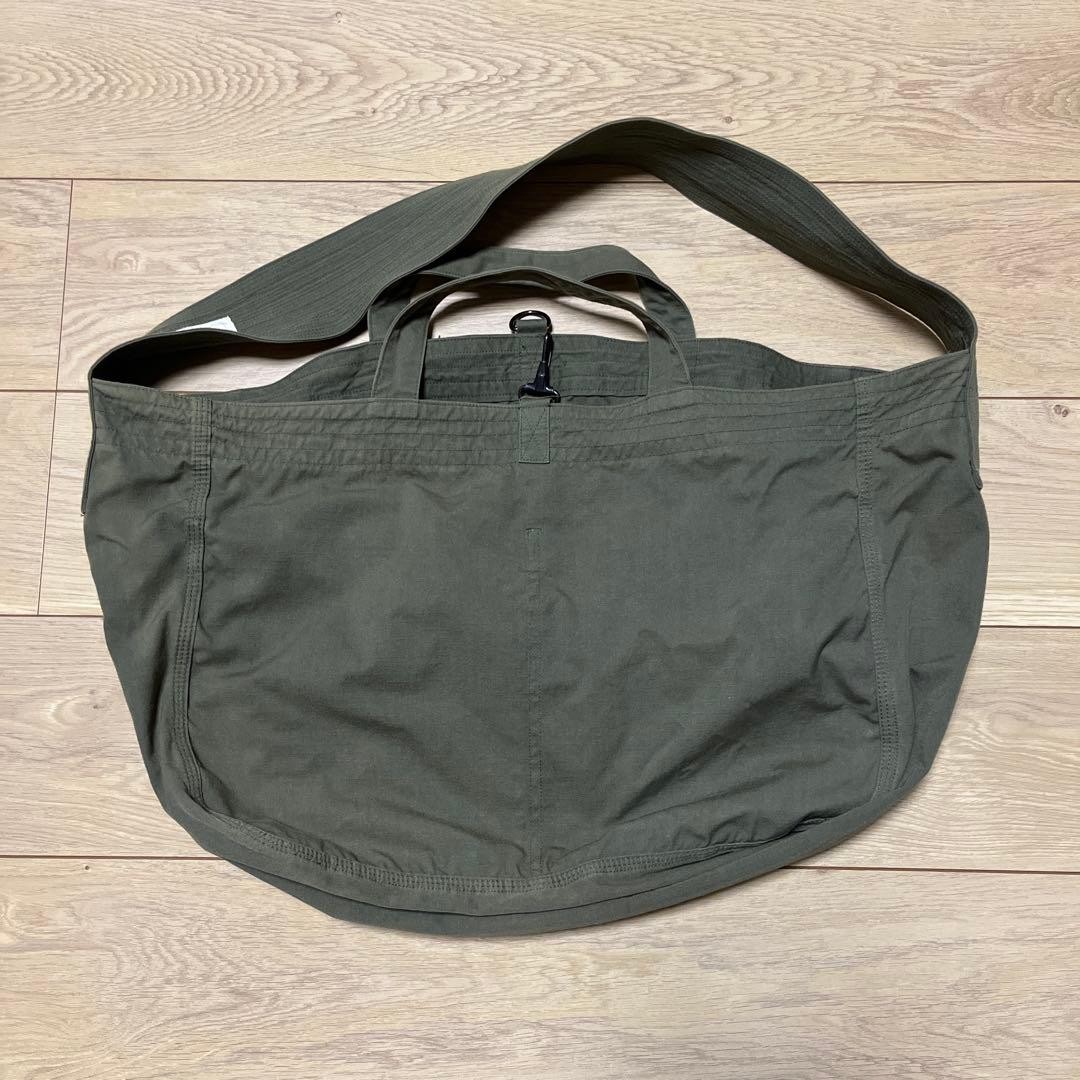 PHIGVEL Newspaper Bag Olive Ripstop Fabric – Used Condition