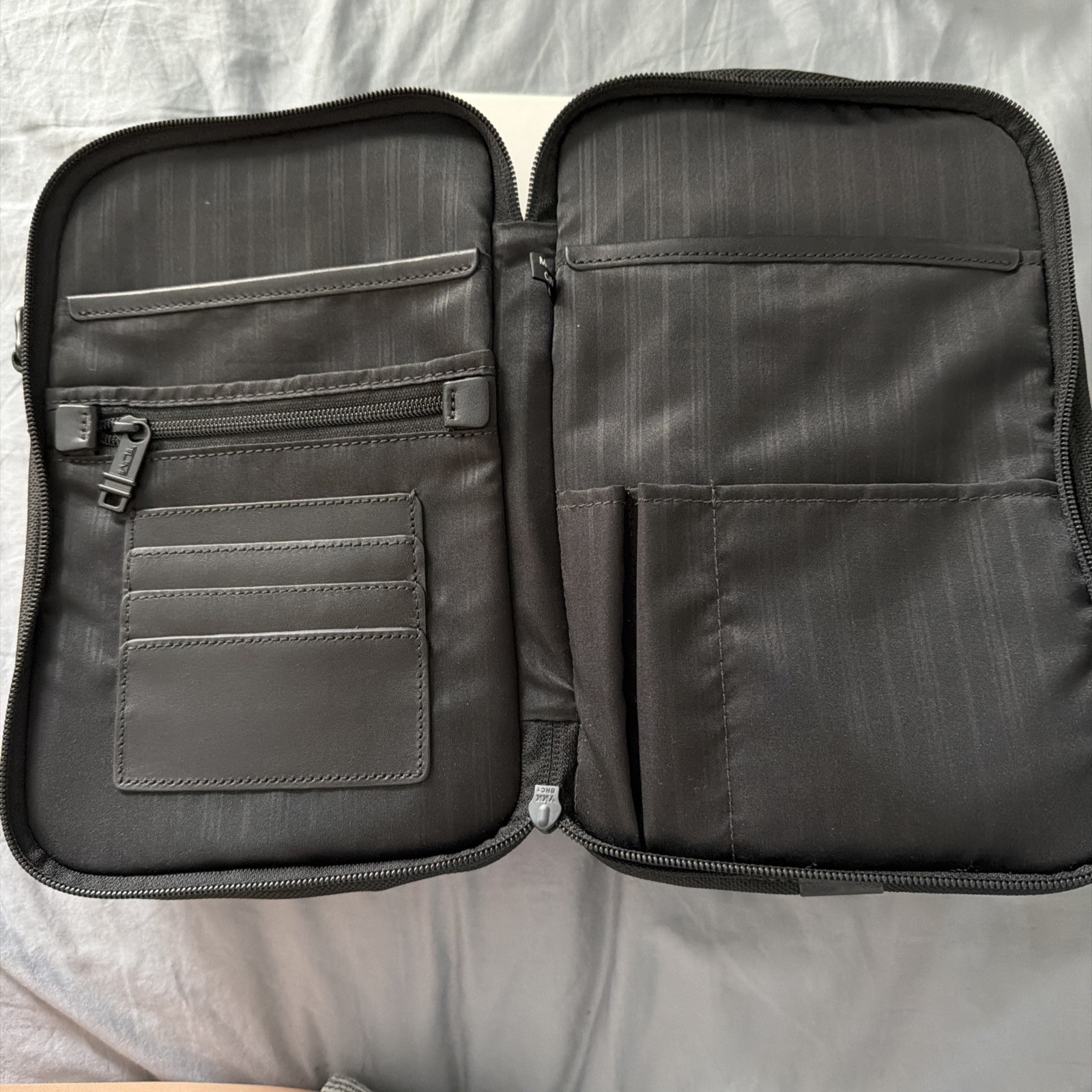 TUMI Alpha 3 Organizer Travel Tote, Black Ballistic Nylon