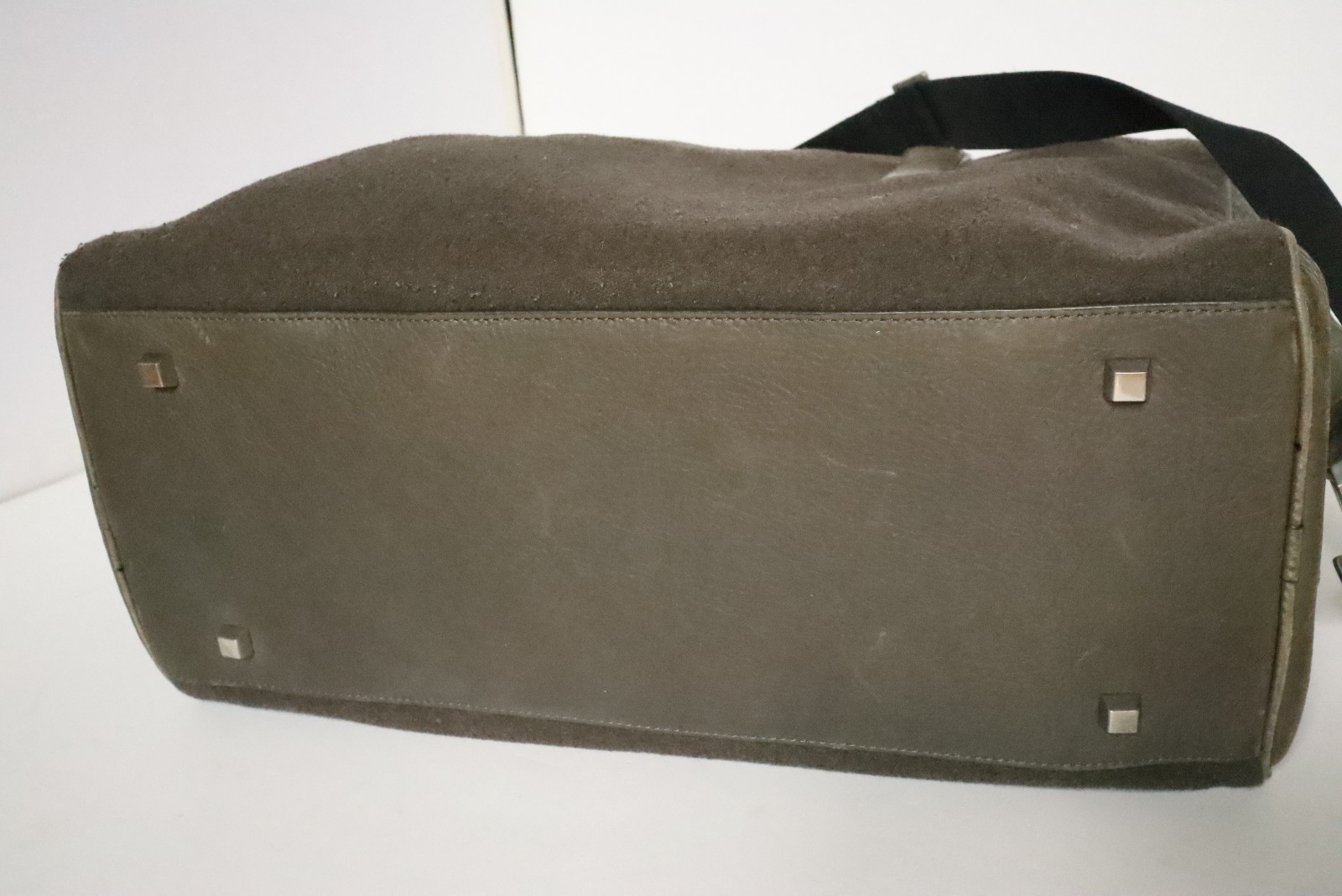 Jack Spade Wool Cotton Leather Weekender Carry On Travel Duffle Bag Luggage